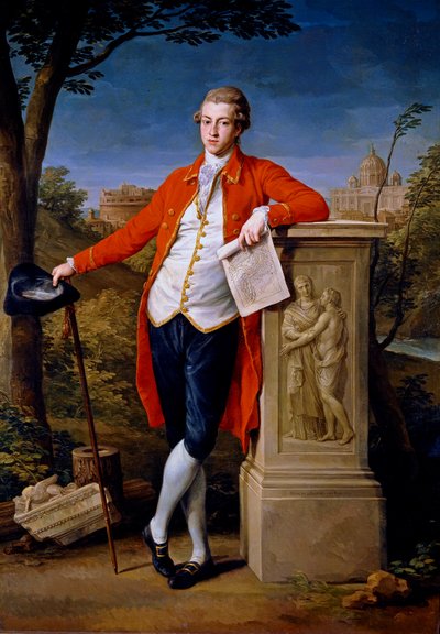 Portrait of Francis Basset, 1st Baron de Dunstanville and Basset (1757-1835) by Pompeo Batoni